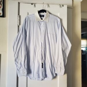 Men's Bass Light Blue W/White Collar